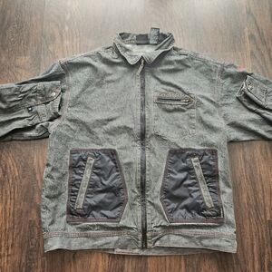 Vintage Rocawear Y2K Jean Jacket Denim size  HIP HOP RAP Urban